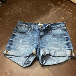 J crew denim shorts